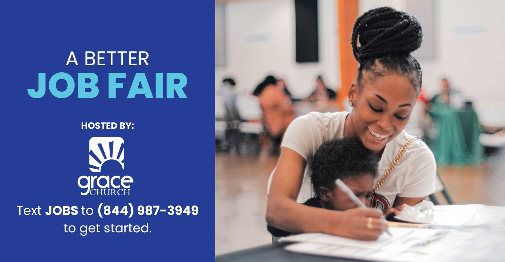 Job Fair Hosted by Grace Church Event Poster